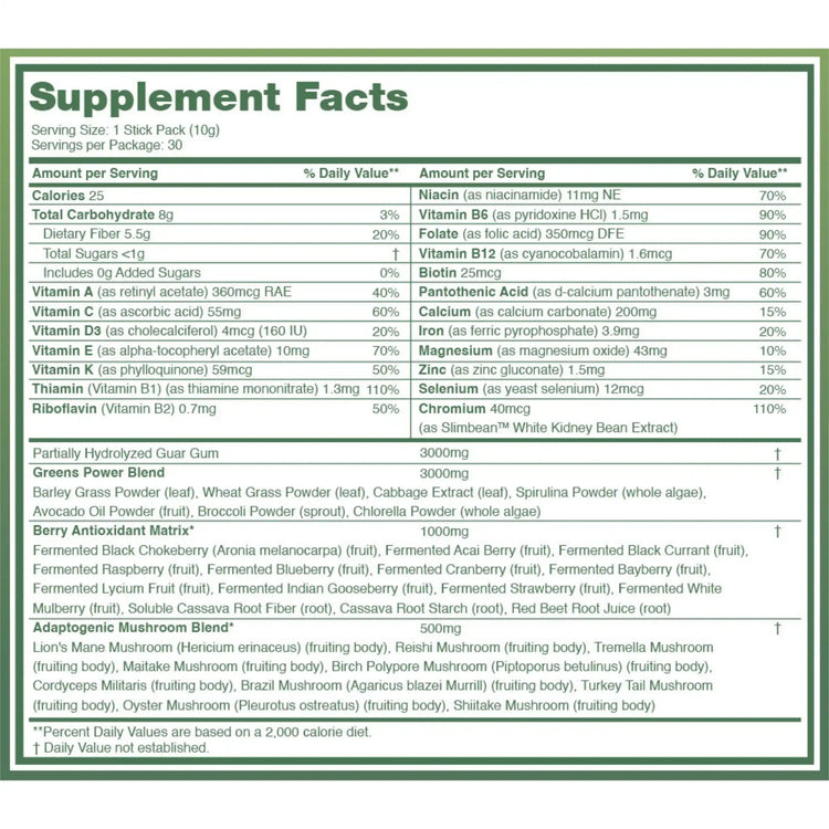 SuperNutri One | Drink Your Greens. Reclaim Your Energy in 30 Seconds.