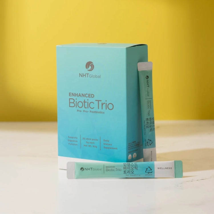 Trío Biótico Mejorado - Refuerzo para la Salud Intestinal, Suministro para 30 Días