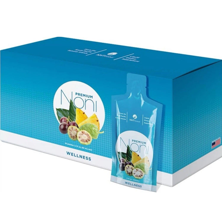Jugo de Noni Premium - Bebida para Reforzar el Sistema Inmunológico, Set de Viaje con Botella de 32 oz